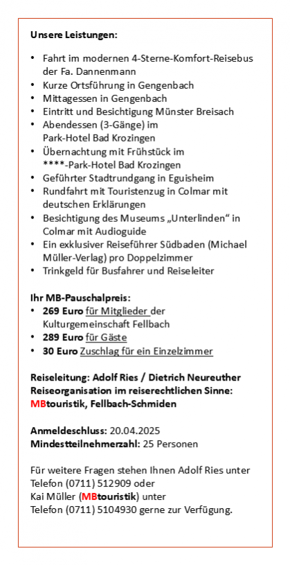 2025 Reiseprospekt Südbaden & Elsass Kulturgemeinschaft Fellbach (7)
